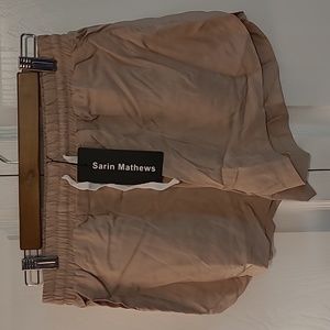 Sarin Mathews Yoga/ Lounge Shorts,  Mauve, NWT